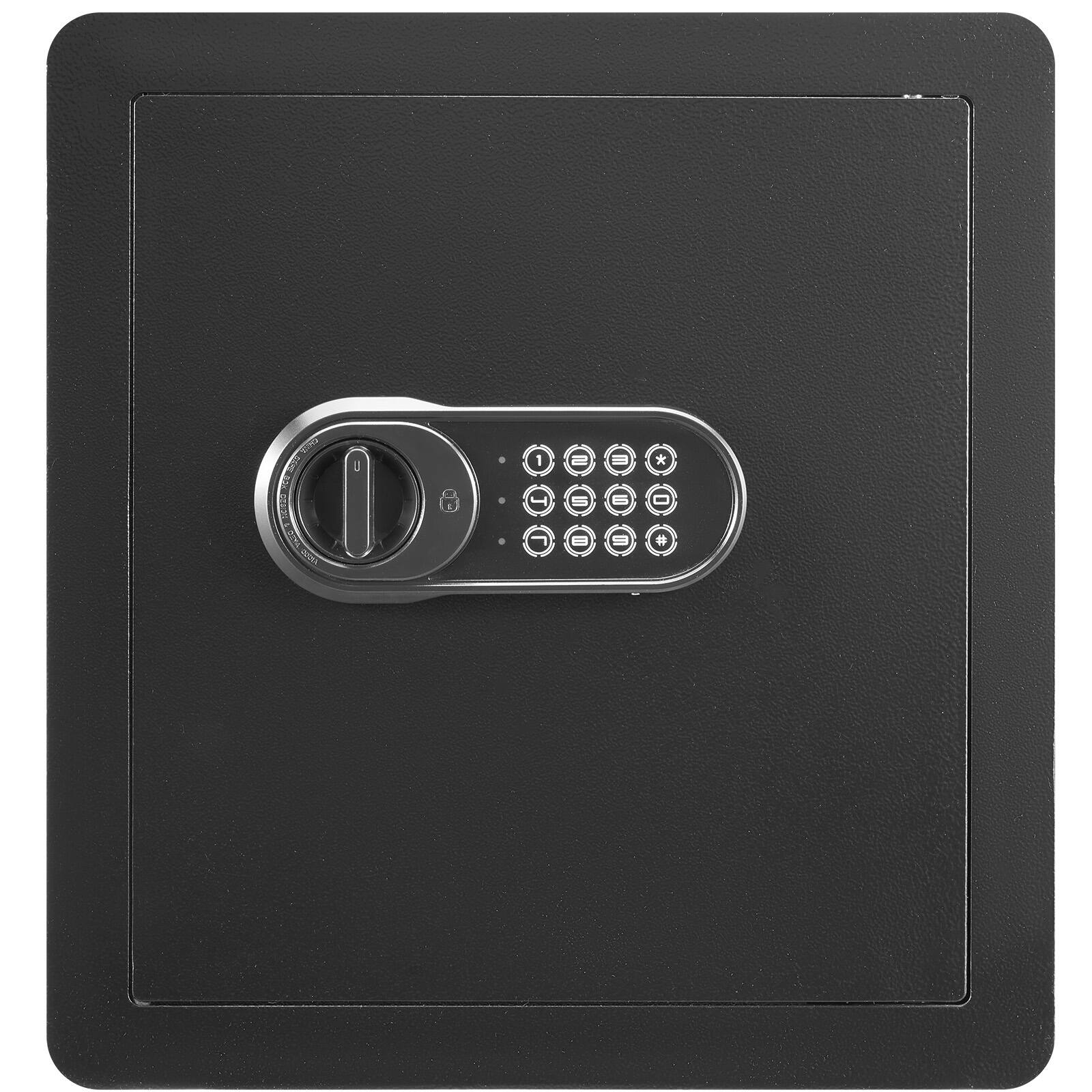 Alt View 5. VEVOR - Safe, 1.8 Cubic Feet Home Safe, Steel Security Safe with Digital Keypad and 2 Keys, Cabinet Safe with Fire-proof Bag - Black.