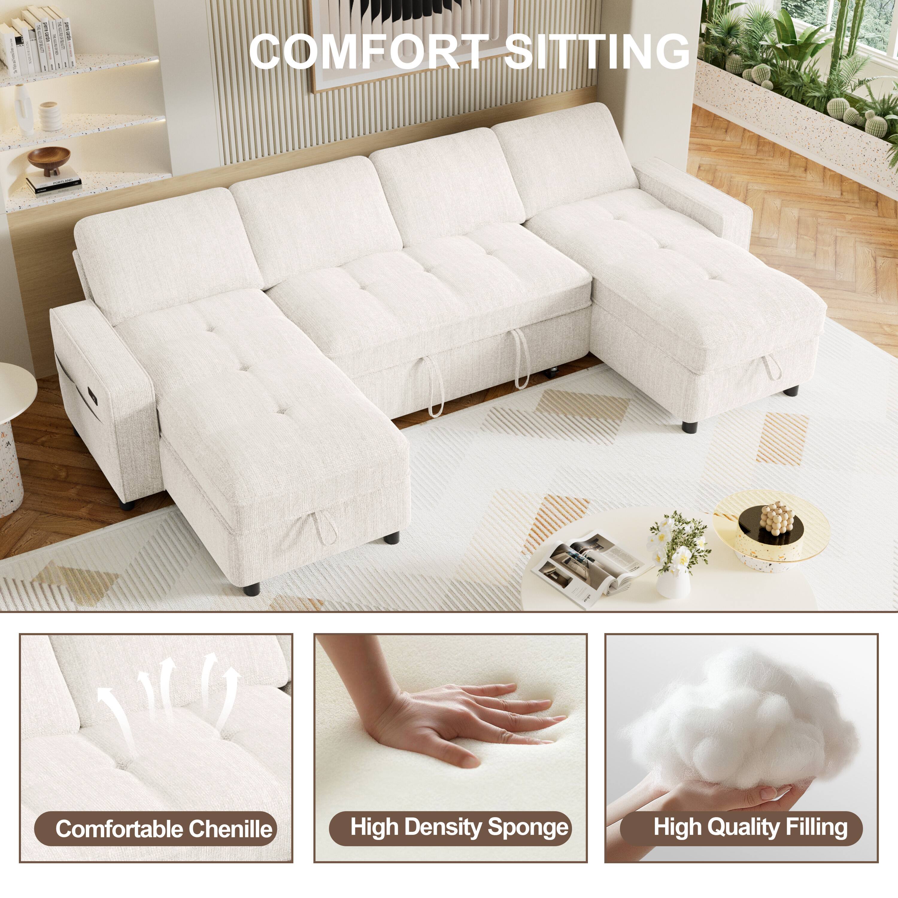 COMFORT SITTING

Comfortable Chenille  
High Density Sponge  
High Quality Filling
