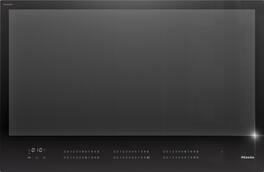 Miele - KM 7737 FL Diamond 30" Frameless Full-Surface Smart Induction Cooktop with DiamondFinish - Graphite Black