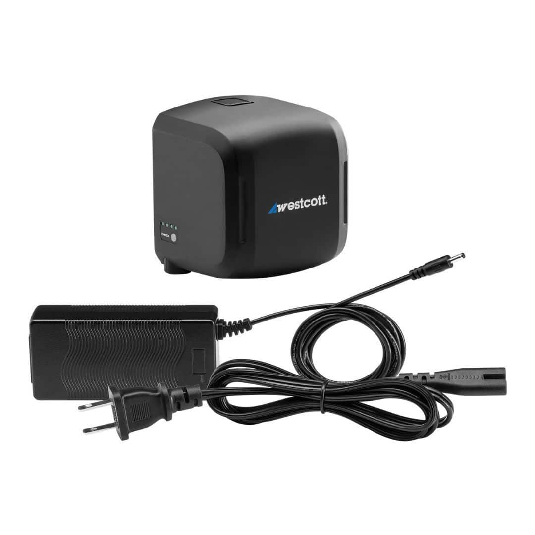 Westcott - FJ Pro AC and DC Black Battery and Power Adapter for FJ400 II and FJ800