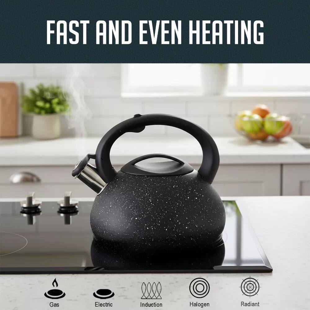 FAST AND EVEN HEATING

Gas  
Electric  
Induction  
Halogen  
Radiant