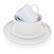 Alt View 1. Elama - Elama Luxmatte White 20 Piece Dinnerware Set - White.