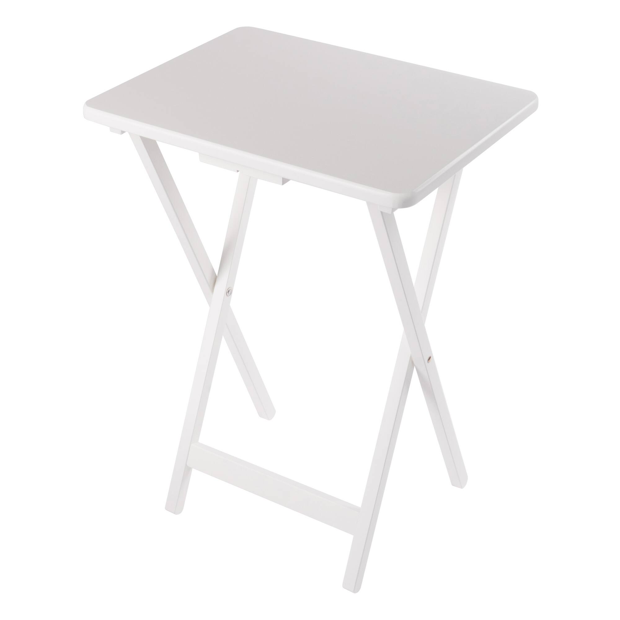 Alt View 10. Winsome Wood - Alex 5-Pc Snack Table Set - White.