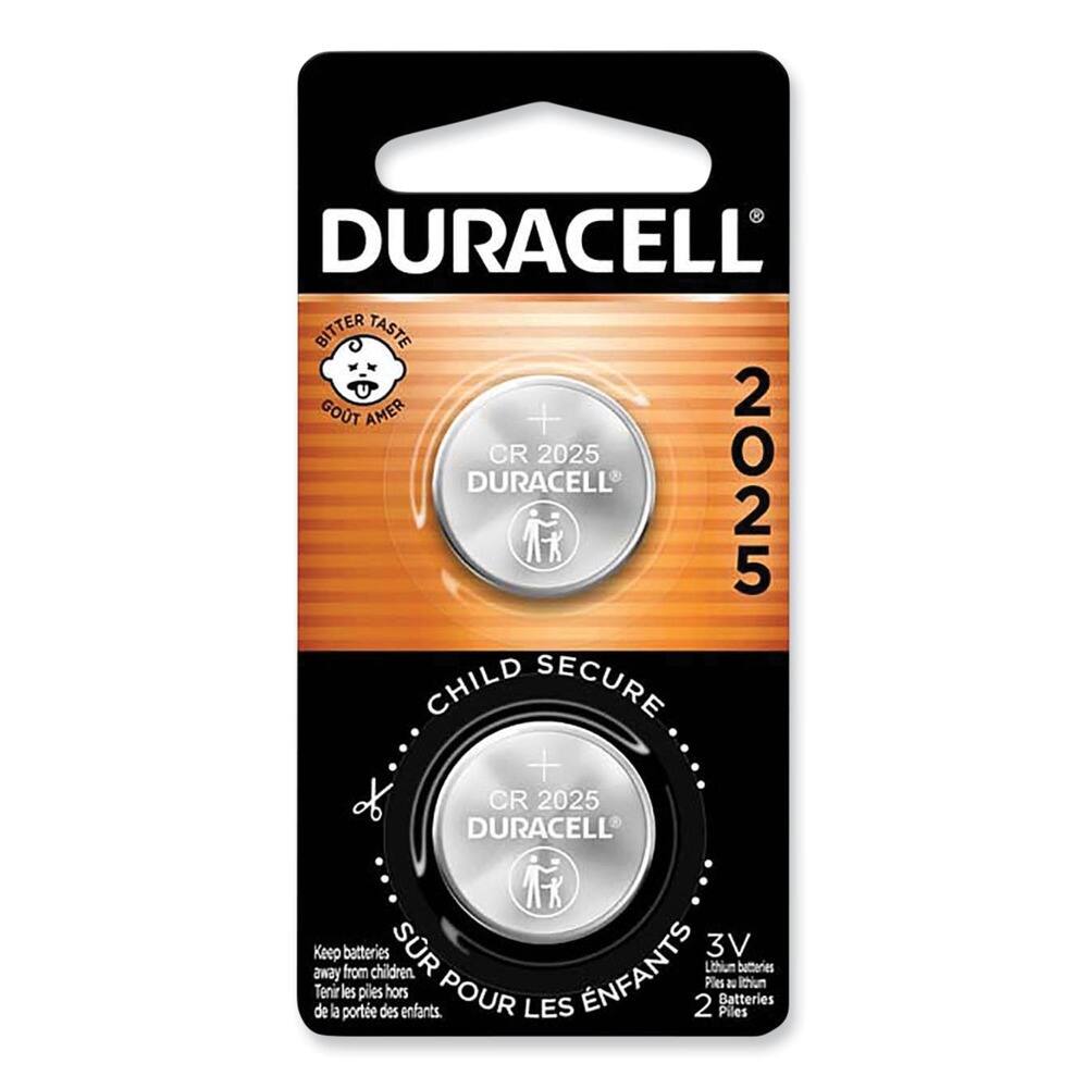 Duracell - DURDL2025B2PK 2025 Lithium Coin Batteries (2/Pack)