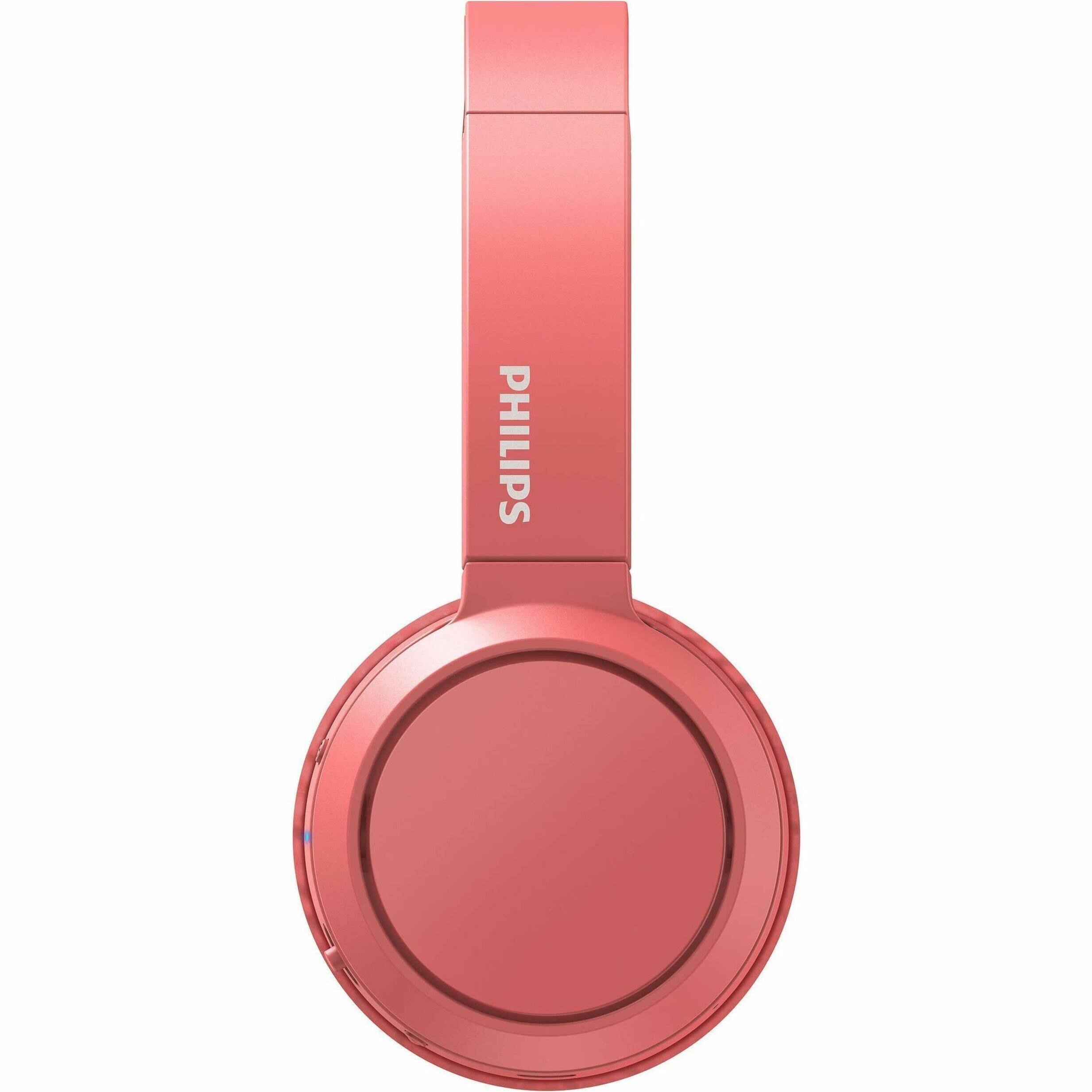 Alt View 13. Philips - TAH4205RD Wireless On-ear Headphones - Red.