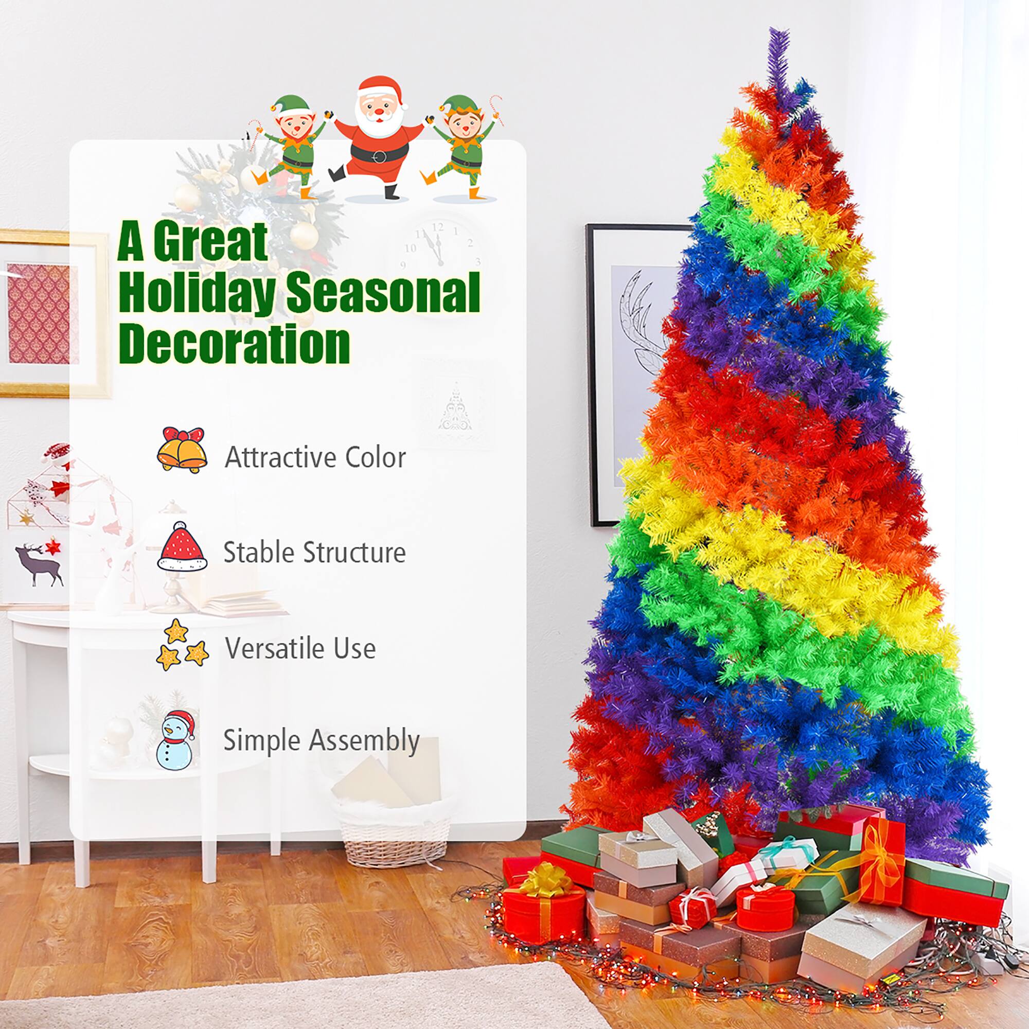 A Great Holiday Seasonal Decoration Attractive Color Stable Structure Versatile Use Simple Assembly