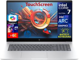 HP - Envy 17 8Z288AV_1 Laptop, Ultra 7-155H, 16GB, 1TB SSD, 17.3 FHD (1920x1080), Win 11 Pro - Glacier Silver