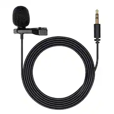 Front. MOVO - Movo DOM1 Lavalier Omnidirectional Condenser Microphone for DJI Osmo Handheld 4K Camera.