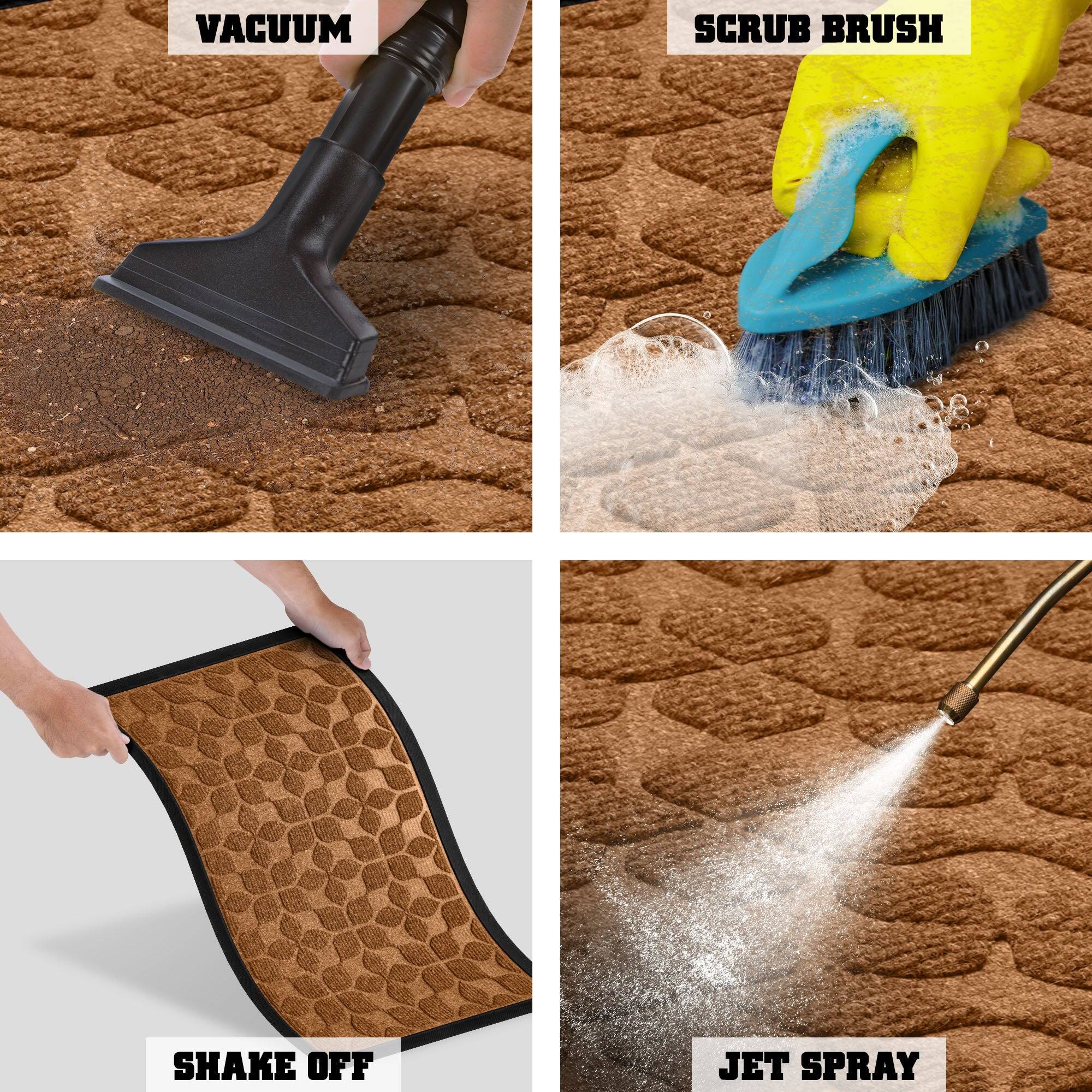 - VACUUM
- SCRUB BRUSH
- SHAKE OFF
- JET SPRAY