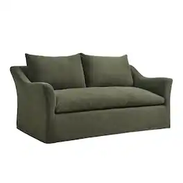 Somerset 70" Linen Blend Slipcovered Loveseat by Modway - Sage