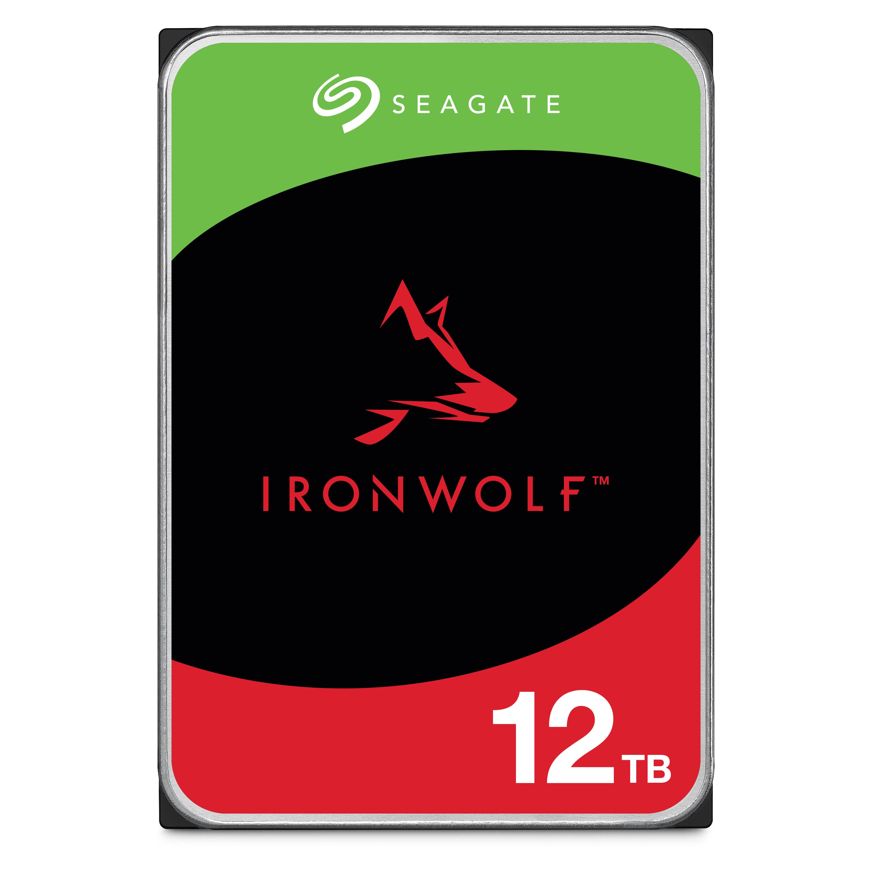 Seagate - IronWolf 12TB NAS Internal Hard Drive with Rescue Data Recovery Services - Front_Zoom