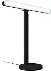 Front. Logitech - Litra Beam Premium LED Streaming Key Light with TrueSoft and Brightness/Color Temperature Settings - Black.