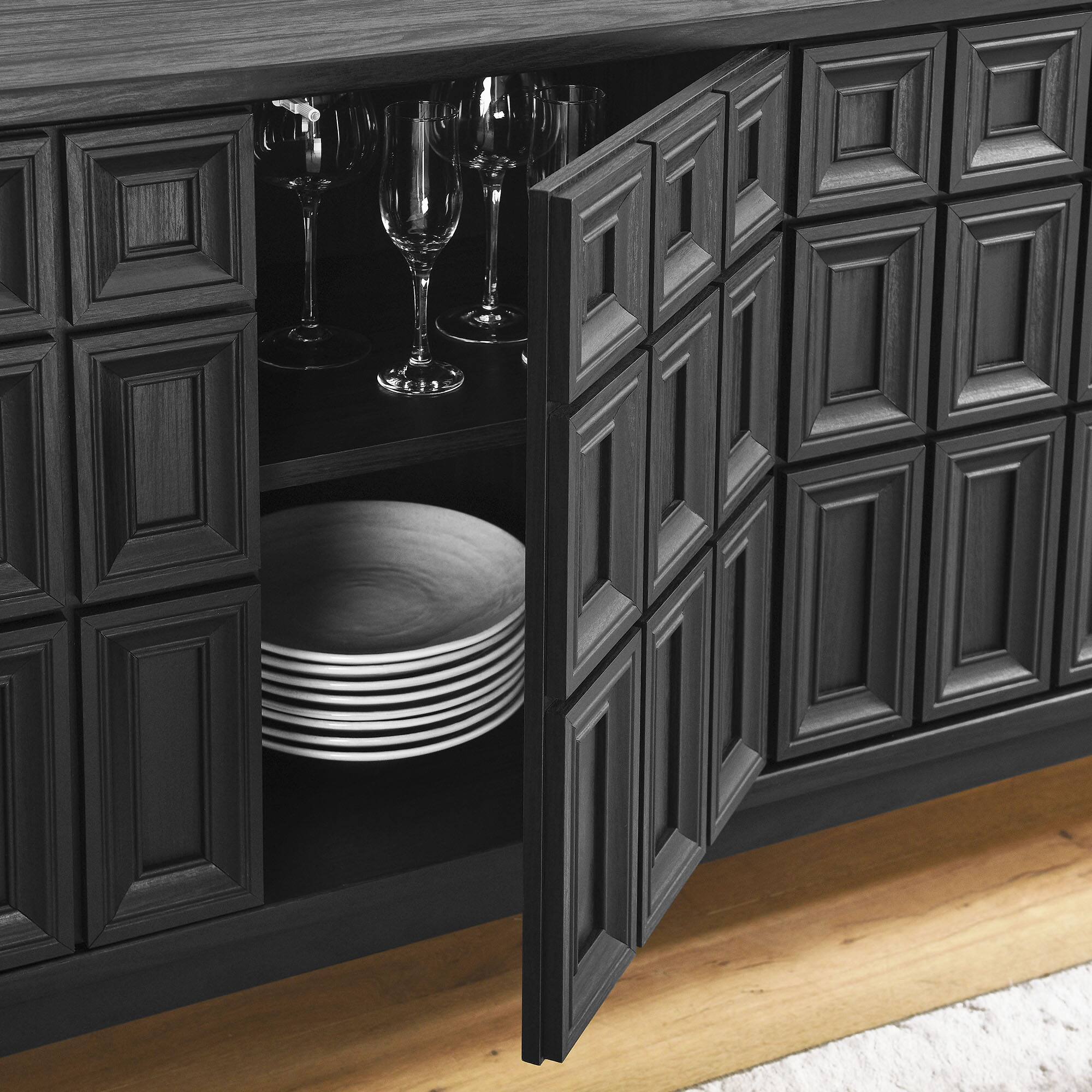 Alt View 2. Modway - Samos 62" Sideboard by Modway - Black.