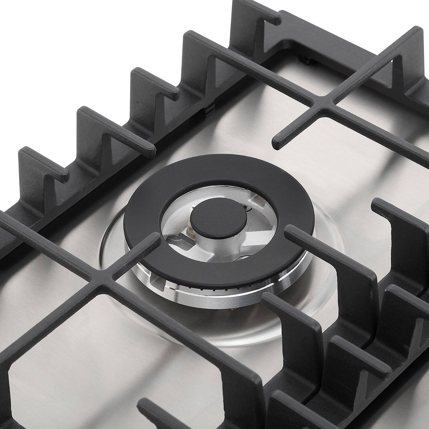 Alt View 1. Rangaire - Rangaire 30" Gas Cooktop 5 Burners Stainless Steel RCG301S - Stainless Steel.