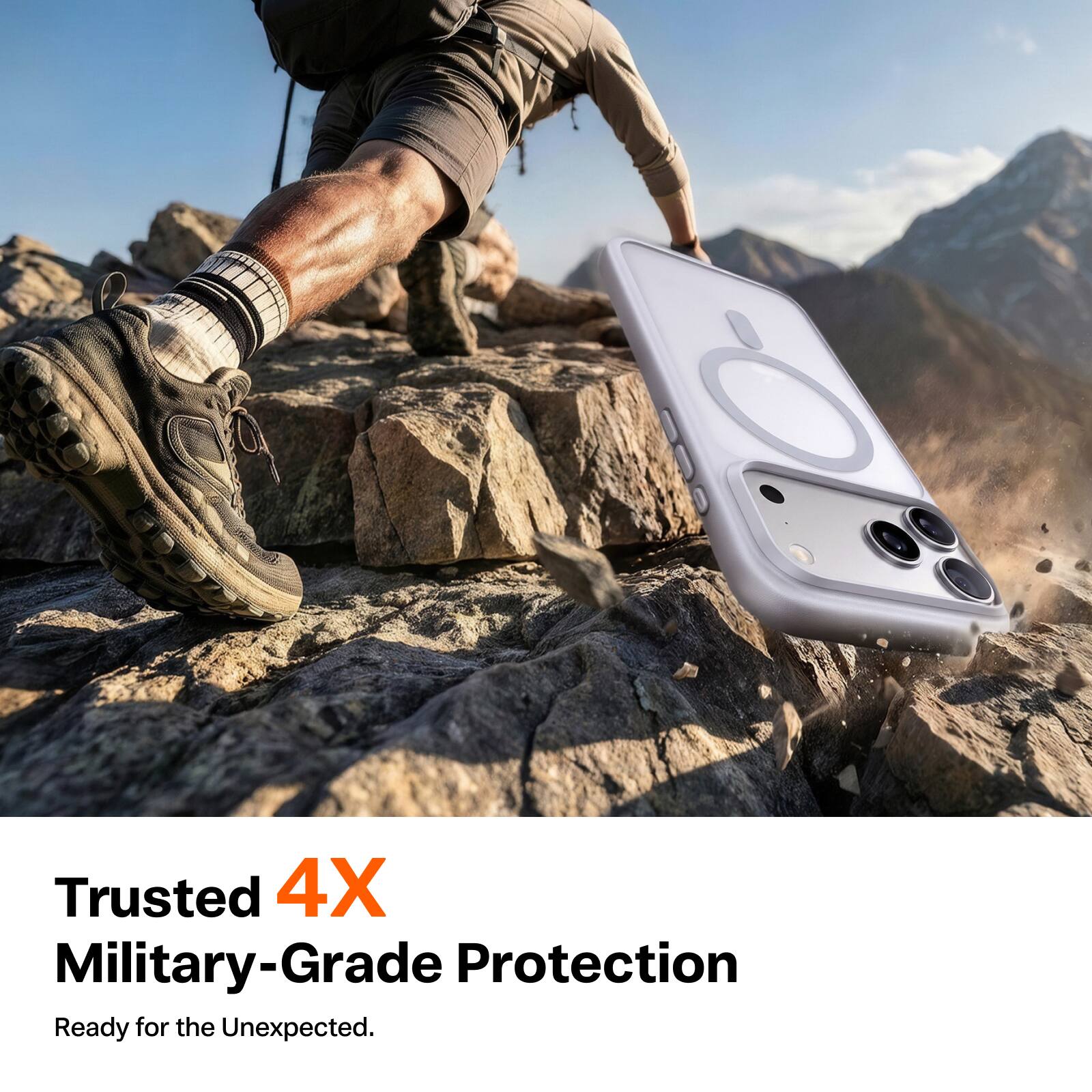 Trusted 4X Military-Grade Protection  
Ready for the Unexpected.