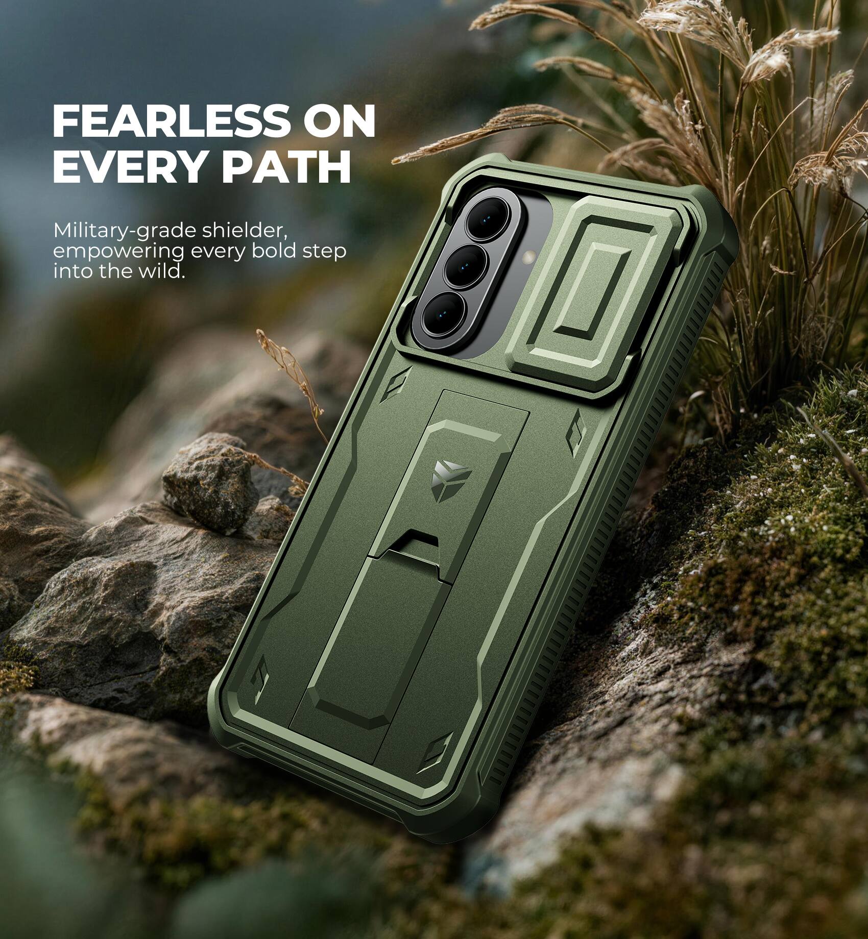 FEARLESS ON EVERY PATH

Military-grade shielder, empowering every bold step into the wild.