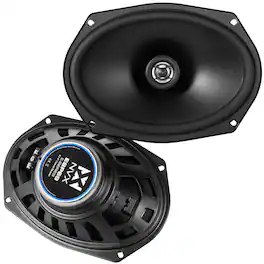 NVX - ESP69 480W Peak (160W RMS) 6x9in E-Series 2-Way Coaxial Speakers with 13mm PEI Dome Tweeters