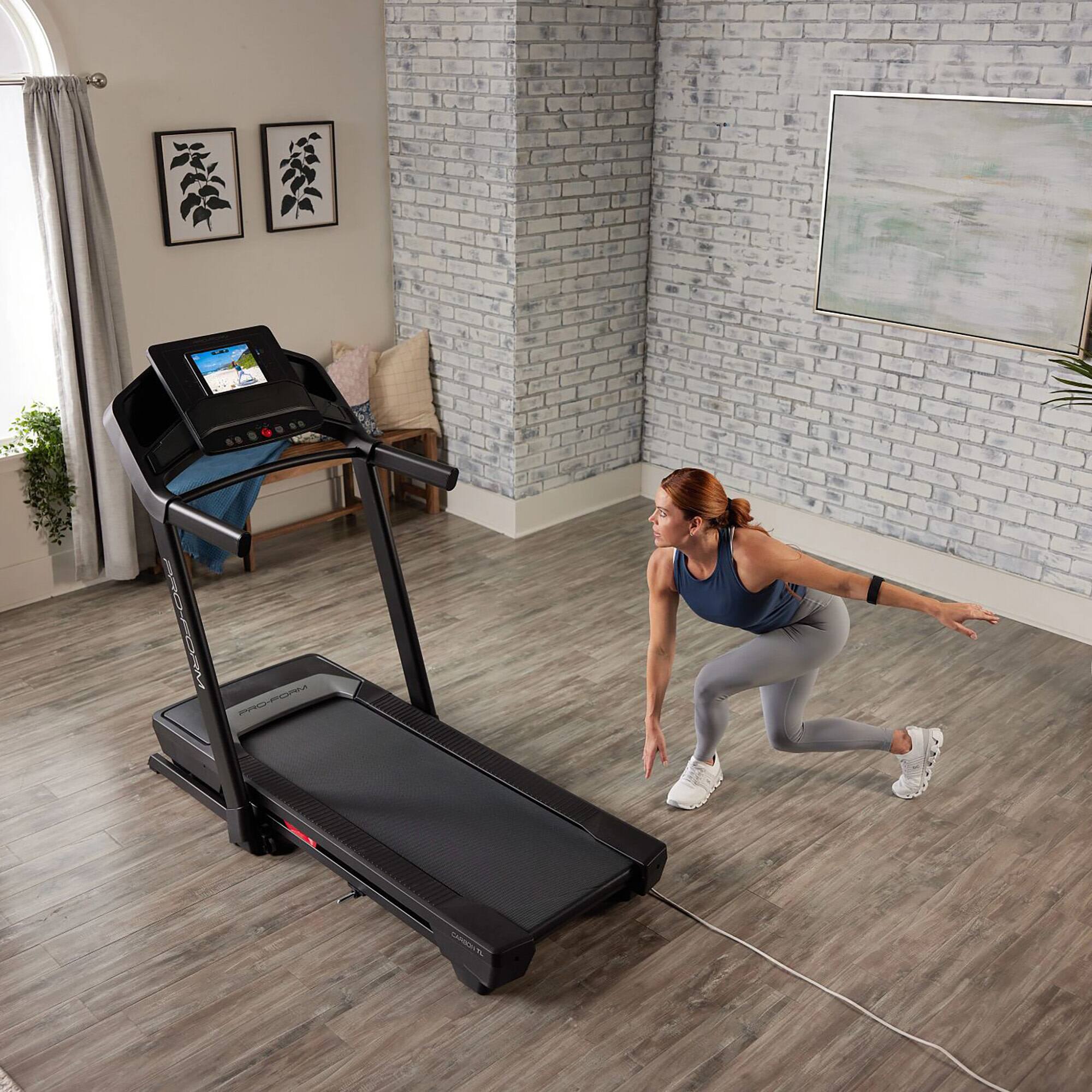 Alt View 9. ProForm - ProForm Carbon TL Treadmill - Black.