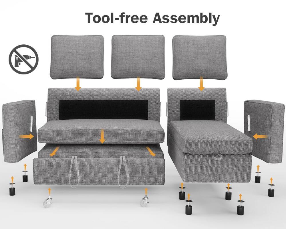 Tool-free Assembly