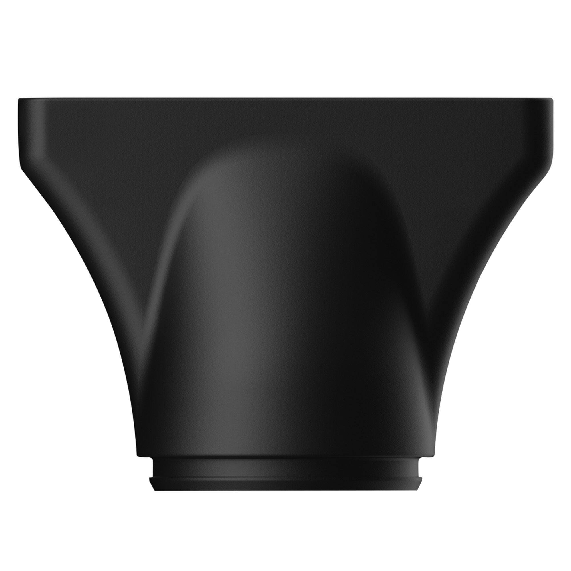 Back. StyleCraft - Stay-Temp Ionic Hair Dryer with Diffuser and Concentrator Nozzle - Black.