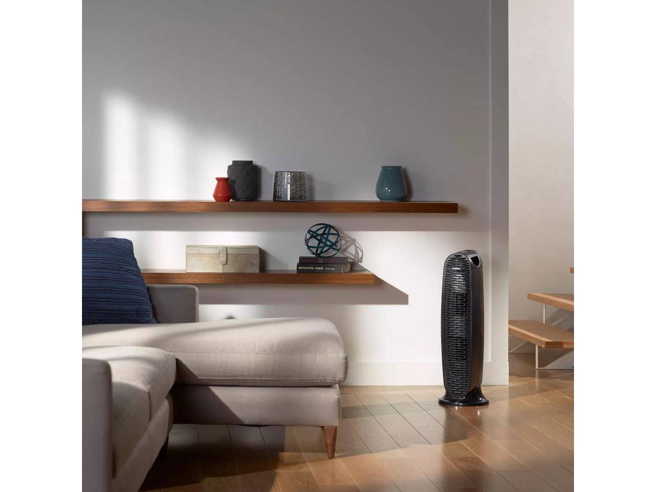 Alt View 6. Honeywell - Oscillating Tower Air Purifier w/Permanent IFD Filter,170 sq ft Room Capacity HWLHFD230B.