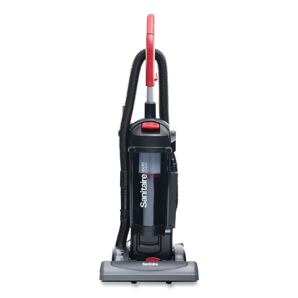 Sanitaire - SC5845D FORCE QuietClean 10 Amp Upright Vacuum with Dust Cup and Sealed HEPA Filtration - Black