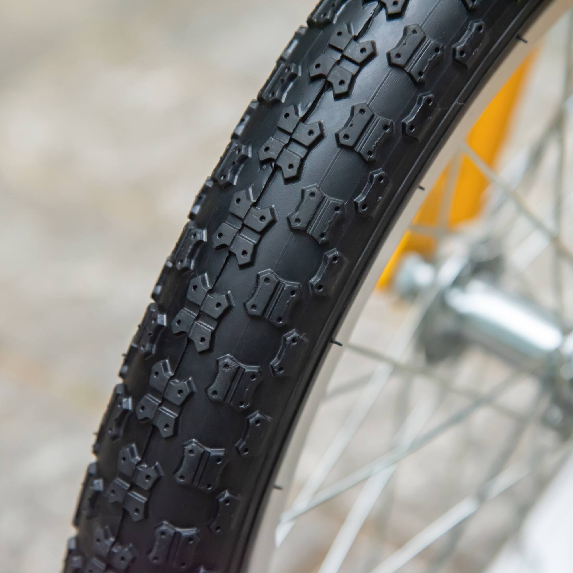 Alt View 4. Aosom - Youth Scooter, Kick Scooter with Adjustable Handlebars, Double Brakes, 16" Inflatable Rubber Tires, Basket, Cupholder - Orange.