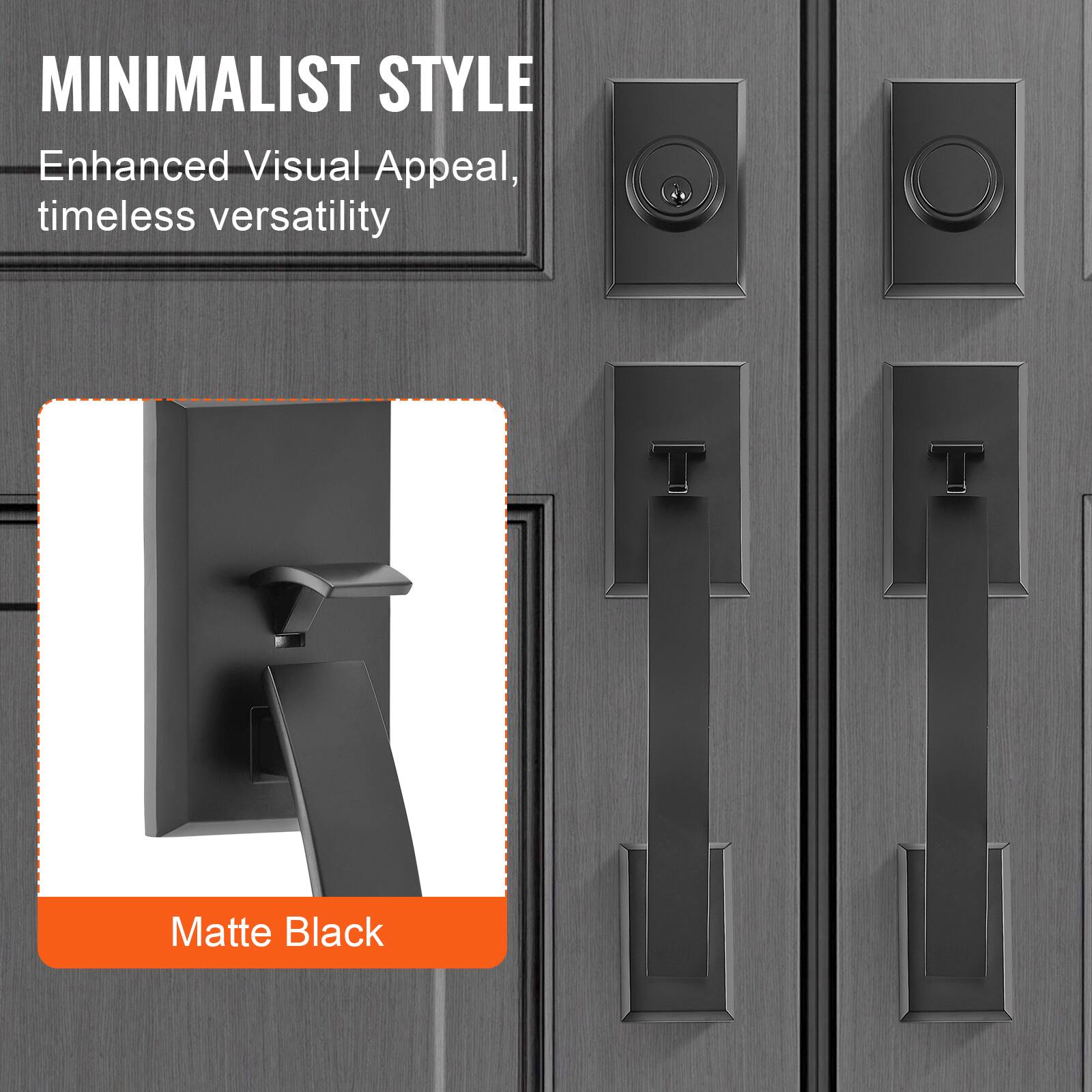 MINIMALIST STYLE  
Enhanced Visual Appeal, timeless versatility  

Matte Black