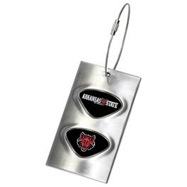 Jardine - Arkansas State Red Wolves 3.5'' x 2'' Bag Tag - Black