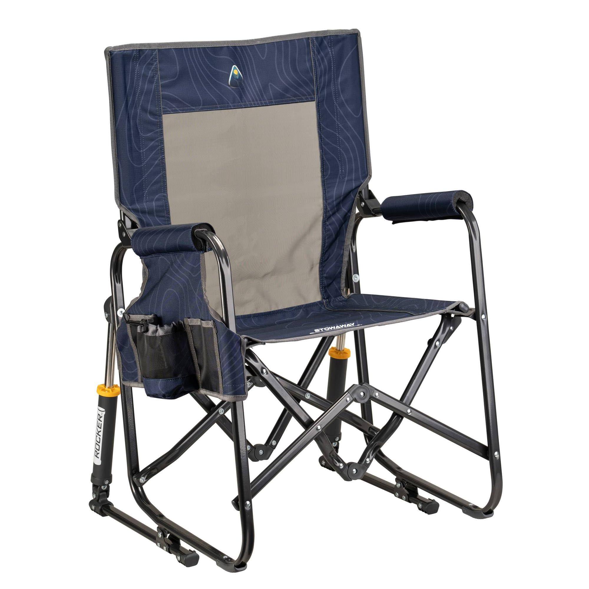 Navy Topo Stowaway Rocker