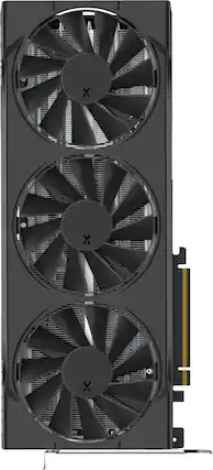 Front. XFX - Swift AMD Radeon RX 9070GRE Triple Fan Gaming Edition with 12GB GDDR6 HDMI 3xDP, AMD RDNA 4 - Black.