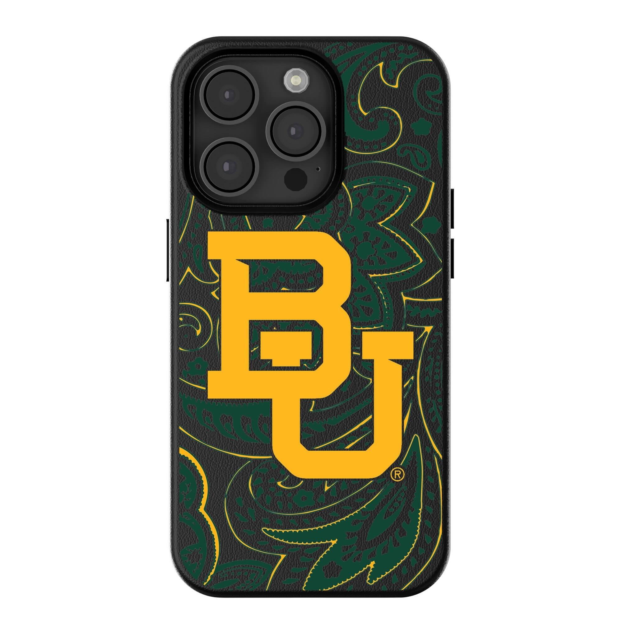Keyscaper - NCAA - Baylor Bears Paisley iPhone Magnetic Bump Case - 16 - Black price history on PriceWatchPro