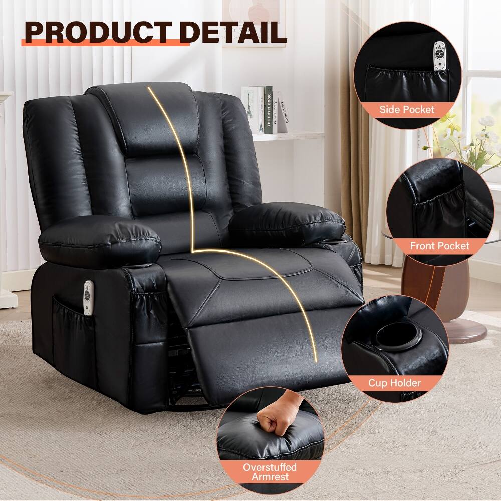 PRODUCT DETAIL

- Side Pocket
- Front Pocket
- Cup Holder
- Overstuffed Armrest