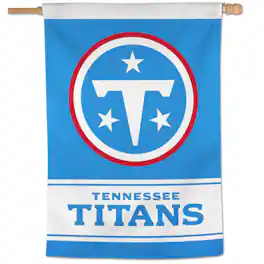 WinCraft - Tennessee Titans Single-Sided 28" x 40" Stripe Vertical Banner - Multicolor