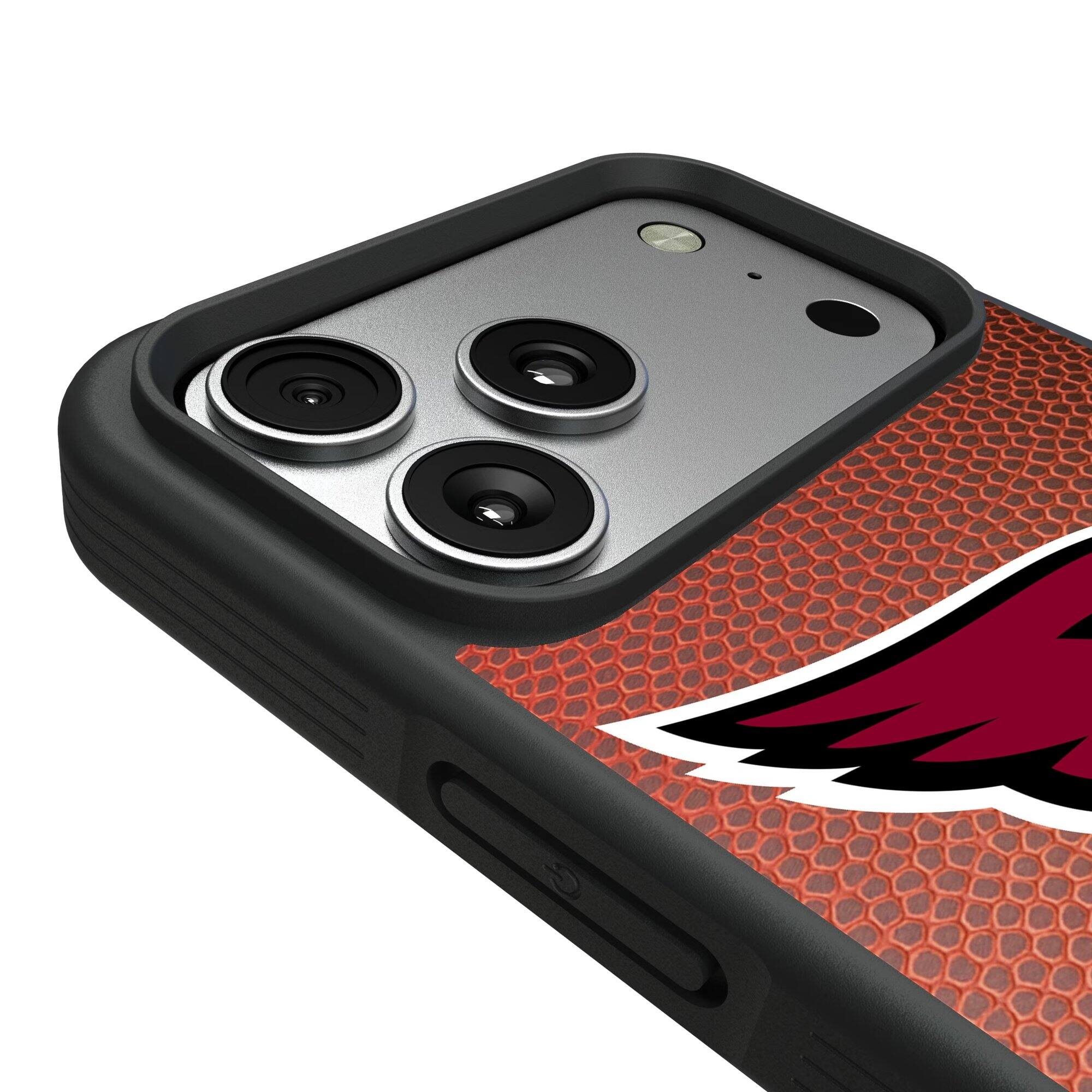 Alt View 2. Keyscaper - Arizona Cardinals Bump Case with 8.2ft Drop Protection - 15 - Multicolor.