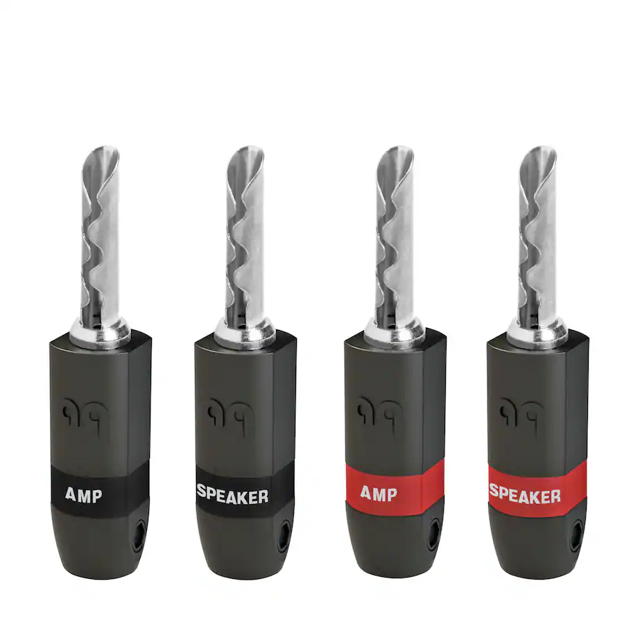 AudioQuest - Set-Screw Banana Plugs (4x 4-Pack)