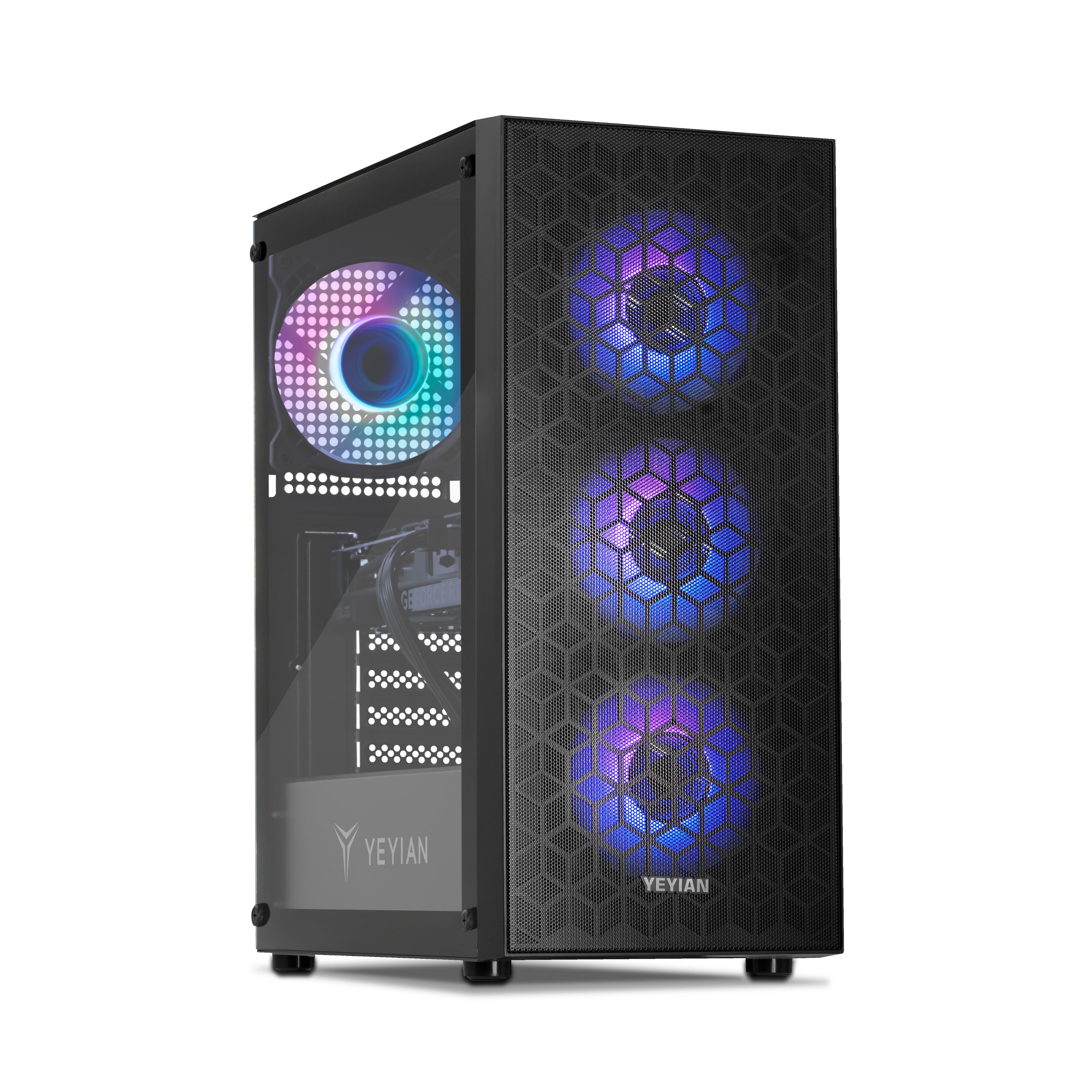 YEYIAN - Gaming PC Yumi - Intel Core i5-12400F - NVIDIA GeforceRTX 3060 Ti - 16GB DDR4 - 1TB NVMe SSD