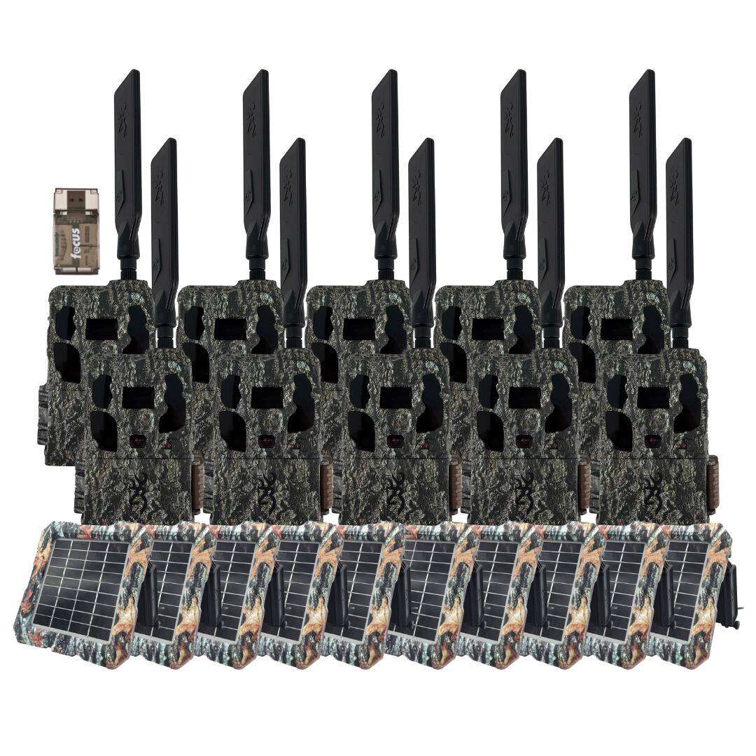Front. Browning - Browning Trail Camera Defender Wireless Pro Scout Max and Solar Power (10-Pack).