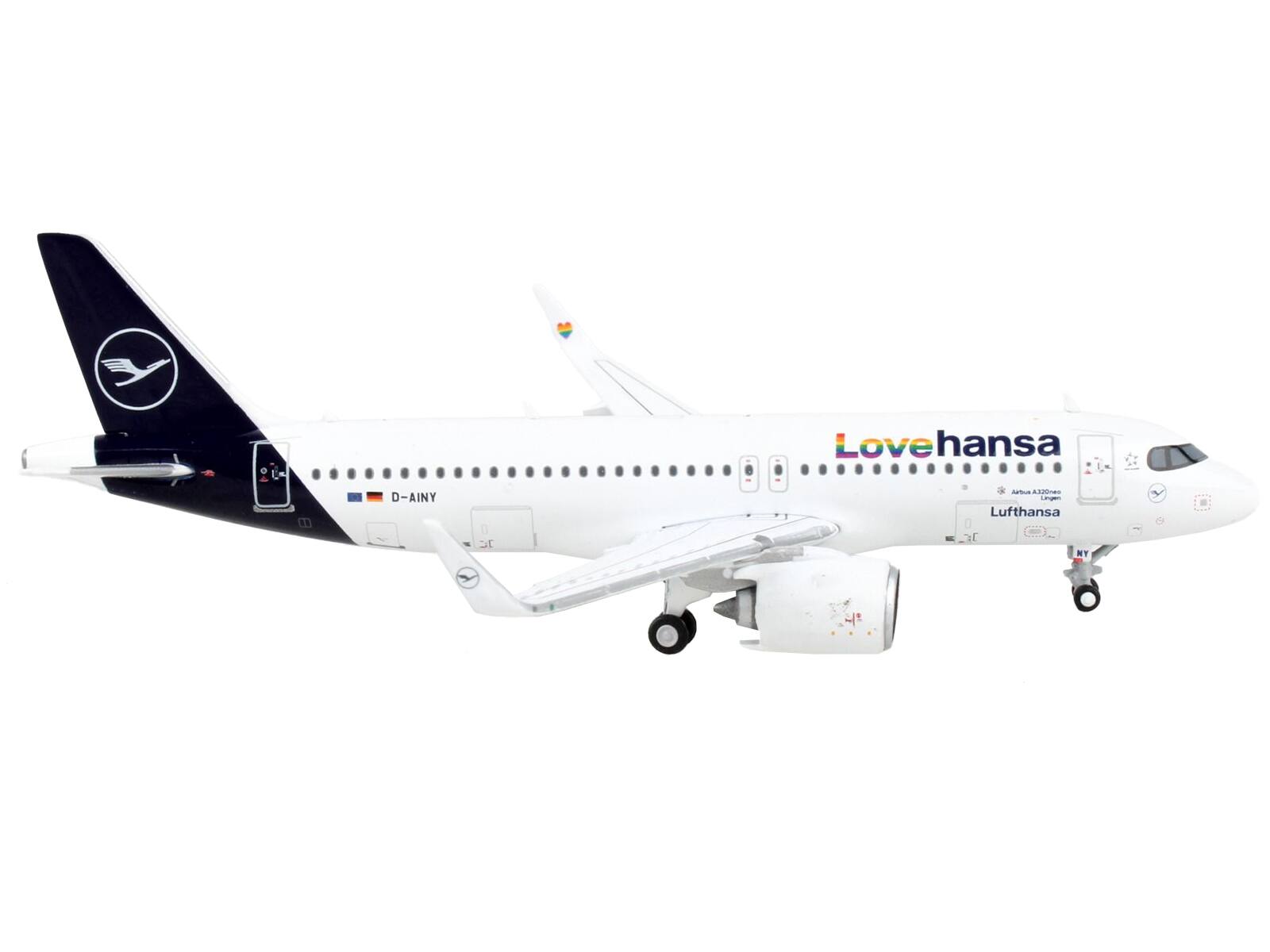 Lovehansa  
D-AINY  
Lufthansa