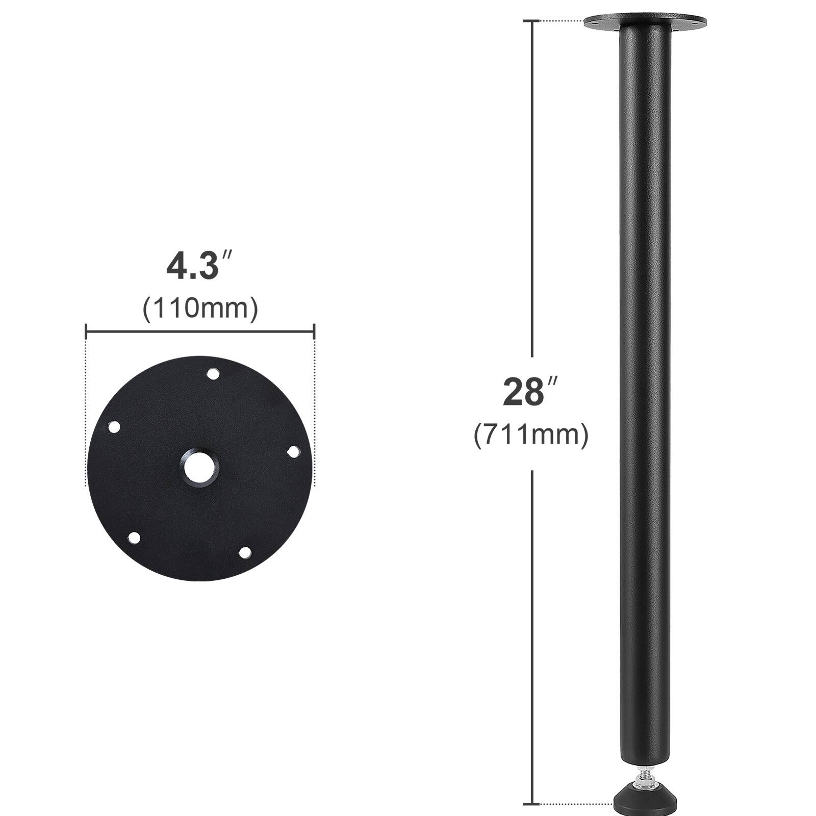 4.3" (110mm)
28" (711mm)