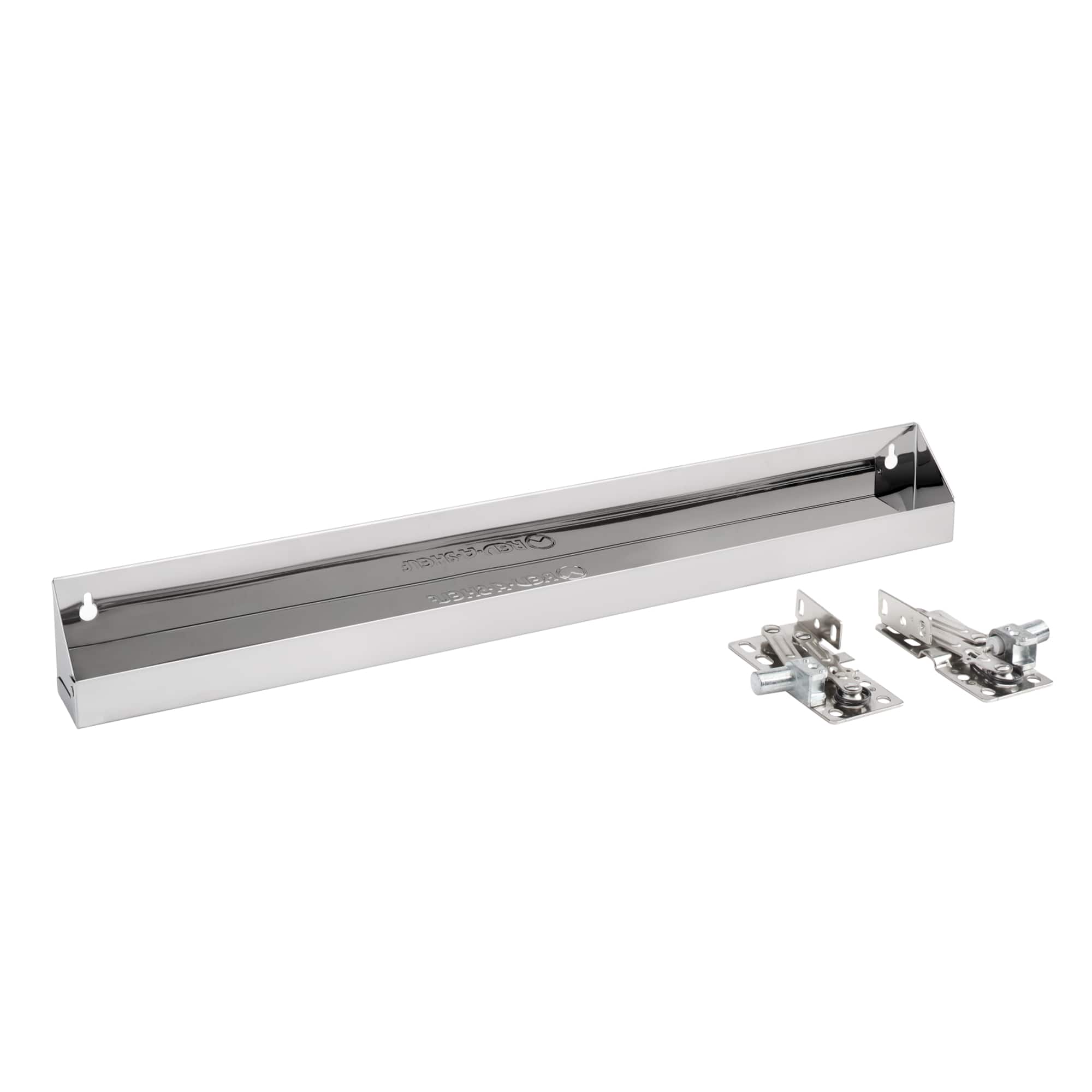 Rev-A-Shelf - 25" Tip Out Tray for Sink Base Cabinet w/Soft-Close 6581-25SC-52 - Stainless Steel