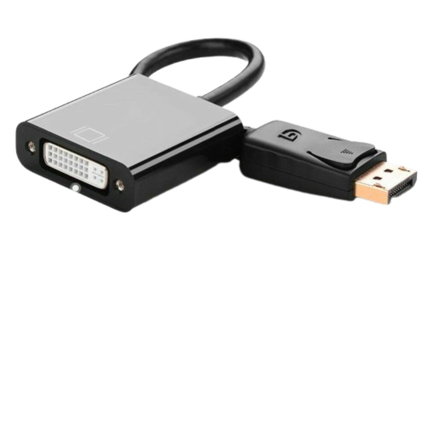 Front. Home Collection - DisplayPort (DP) to DVI Adapter – 1080p HD Video Converter for PC, Laptop, and Monitor Connection.