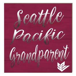 Jardine - Seattle Pacific Falcons 10" x 10" Grandparent Plaque - Maroon