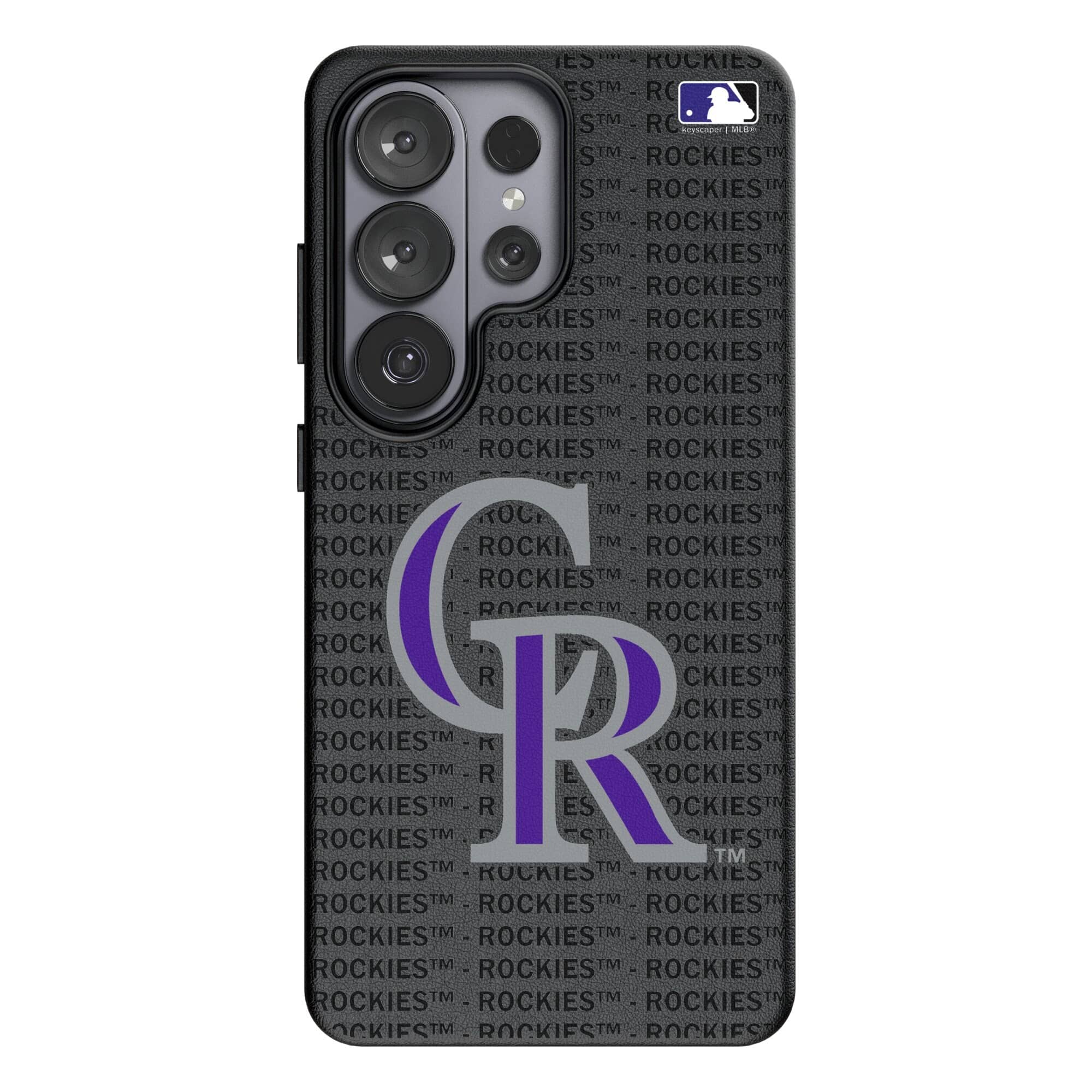 Keyscaper - MLB - Colorado Rockies Text Backdrop Galaxy Magnetic Bump Case - S24 Plus - Black price history on PriceWatchPro