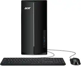 Acer - Aspire TC Desktop PC - 14th Gen Intel Core i5-14400, 16GB RAM, 1TB SSD, Intel UHD Graphics, Windows 11 Home - Black