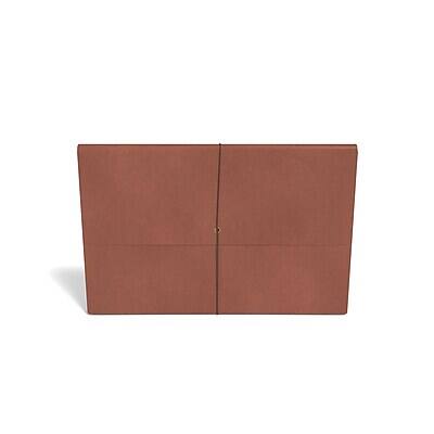Alt View 2. Staples - Reinforced Expanding Wallet, Elastic Closure, Letter Size, Brown, 10/Box - Brown.