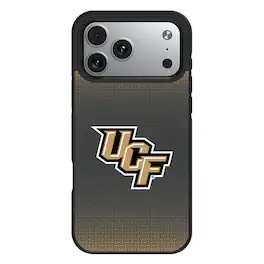 Keyscaper - NCAA - UCF Knights Linen Logo iPhone Bump Case - 15 - Black