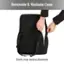Removable & Washable Cover: Elastic strap secures placement.