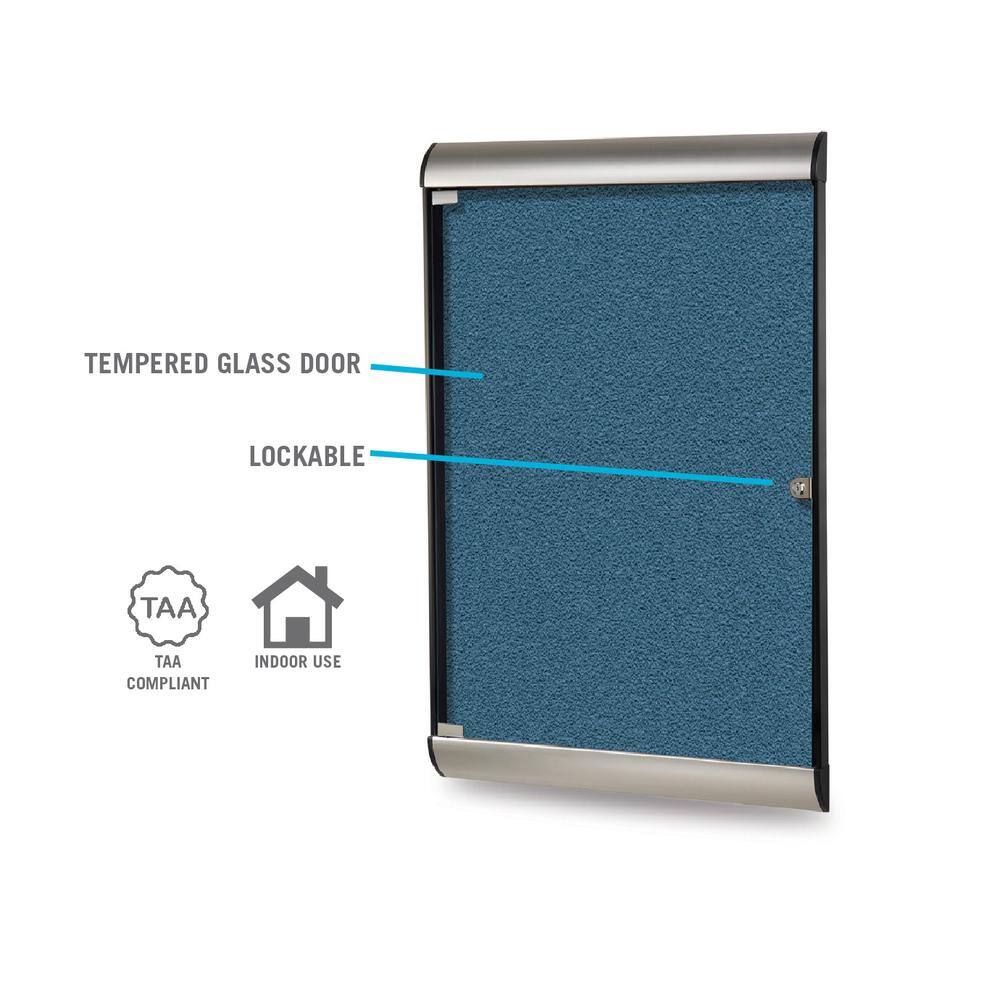 Tempered Glass Door, Lockable, TAA Compliant, Indoor Use