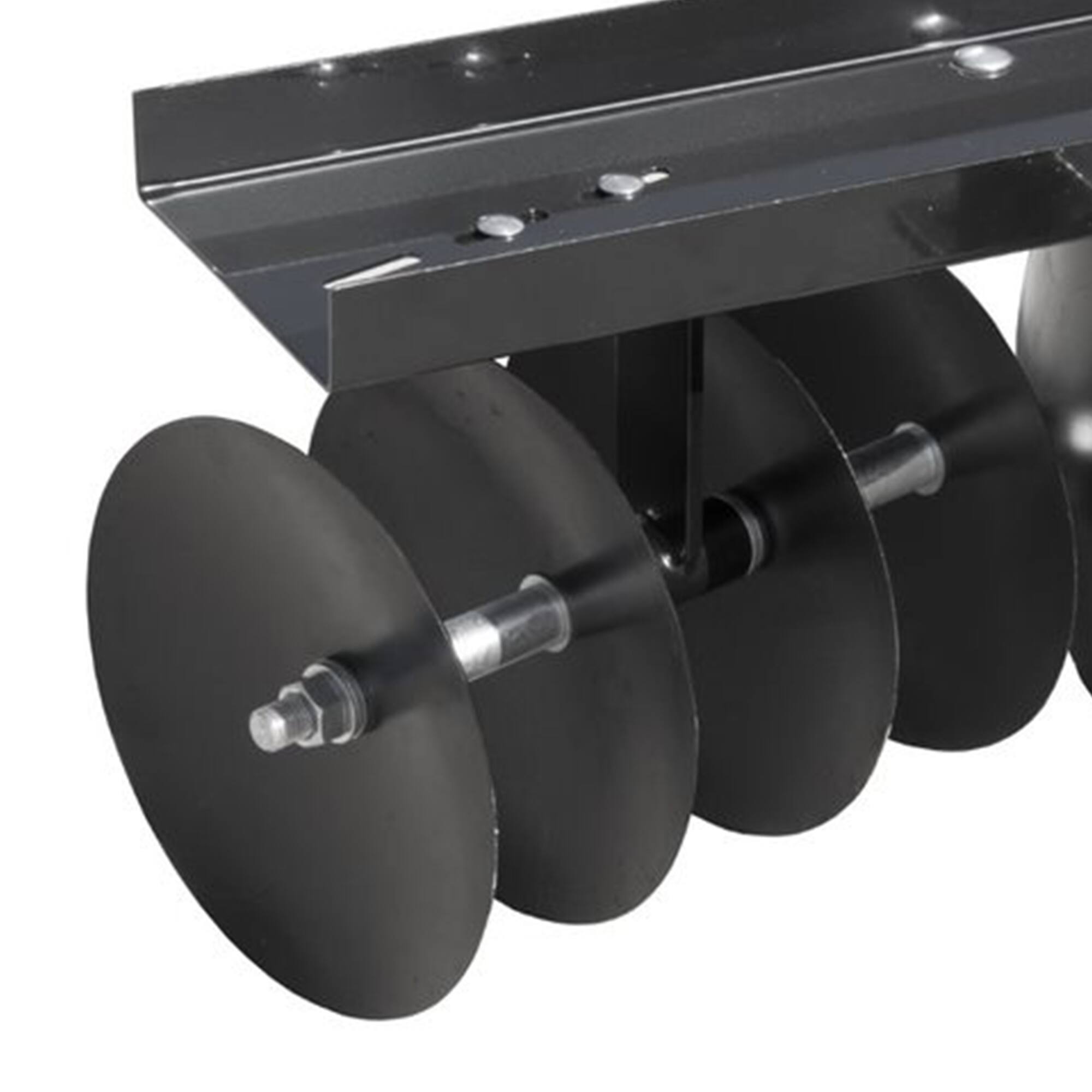 Alt View 4. Field Tuff - Field Tuff 39 Inch Tow Behind Garden Soil Cultivator Sleeve Hitch Disc Harrow - Black.